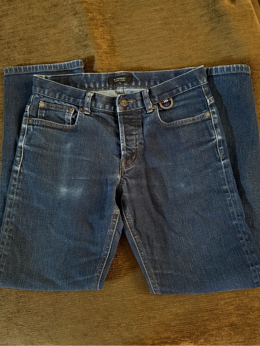 Burberry Black Label Dark Wash Straight Leg Jeans Size 73